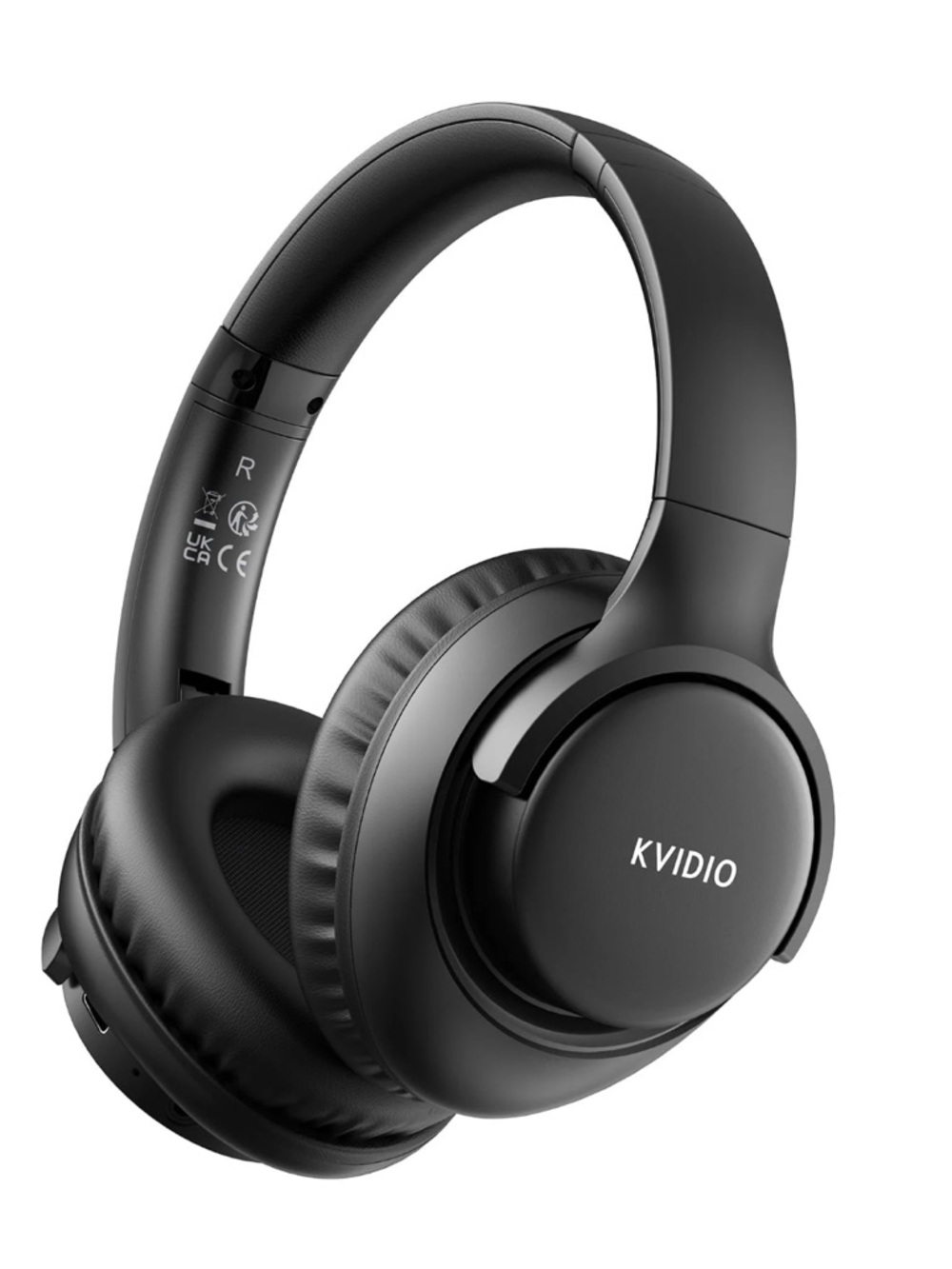 Kvidio Wireless Over-Ear Headphones — Black